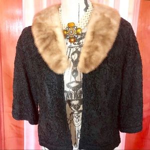 Vintage 1940s Nicholas Furs Connecticut Jacket